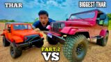 RC Big Size Mahindra Thar 4X4 Car Part 2 Unboxing & Testing- Chatpat toy tv