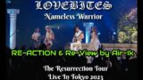 Reaction – LOVEBITES  / Nameless Warrior (Taken from  Knockin' At Heaven's Gate- Tokyo 2023)