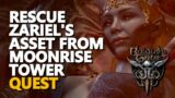 Rescue Zariel's asset from Moonrise Tower Baldur's Gate 3