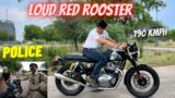 Riding Loud GT 650 with Red Rooster Exhaust | Caught by Cops | 2023 GT650 |