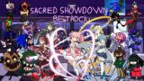 Sacred Showdown But Everyturn A Different Cover Is Used!