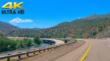 Scenic Mountain Drive Through Northern California on I-5 4K