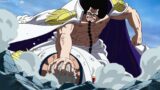 Sengoku stops Garp from taking Akainu's life, Shanks ends the battle in Marine ford