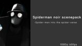 Spiderman noir scenepack Spider-man into the spider-verse 4k