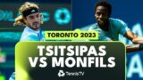 Stefanos Tsitsipas vs Gael Monfils Court-Level Highlights | Toronto 2023