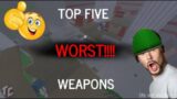 [Tc2] Top 5 WORST Tc2 weapons. [2023]