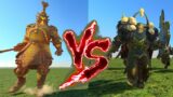 Terracotta Sentinel VS Aspiring Champions. Total War Warhammer 3