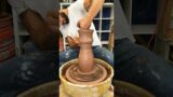 Terracotta Vase on the Potter’s Wheel #pottery #potterswheel #ceramic #potterywheel #potters #art