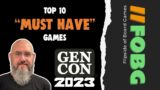 Top 10 Must Have Games from GenCon 2023