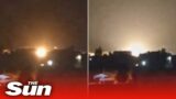 Ukrainian drone strike in Crimea illuminates sky after massive explosion