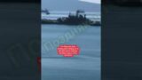 Ukrainian sea drone attacks Russian ship