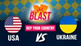 United States vs Ukraine I Top 8 Rep Your Country I The Legits Blast 2023