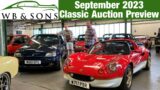 WB & Sons September 2023 Classic Car Auction Preview   Cosworth, Hot Hatchbacks, Lotus, VW, 60s Luxu