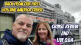 We are BACK from our FIRST HOLLAND AMERICA Cruise | Cruise Review | LIVE Cruise Q&A | HAL Koningsdam