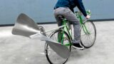 What Happens If You Put A Giant Propeller On A Bike?