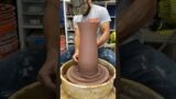 Wheel Throwing a Large Terracotta Vase #pottery #potterswheel #ceramic #potterywheel #diy #clay #art