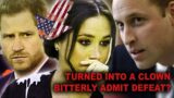 William TURNED Meghan and Harry into A CLOWN in America! Sussex BITTERLY ADMIT DEFEAT?