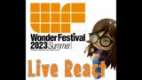 WonderFest summer 2023 react