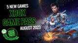 Xbox Game Pass August 2023 – 5 New Games Coming | GamingByte