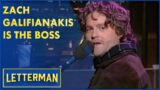 Zach Galifianakis Makes His Network Television Debut  | Letterman