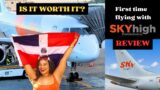 first time flying with SKY HIGH DOMINICANA AIRLINES #airlinereview #solotravel