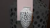 mirror mosaic art on terracotta pot#shorts #viralvideo #ytviral #shortsfeed #shortsviral #ytviral