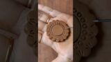 terracotta jewellery making | handmade clay pendant #shorts #youtubeshorts