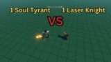 1 Soul Tyrant Versus 1 Laser Knight || Ultimate Epic Battle Simulator