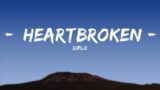 Diplo – Heartbroken (Lyrics) ft. Jessie Murph & Polo G | The World Of Music