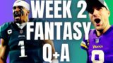 Thursday Night Fantasy Q+A (Ask us ANY Fantasy Football Questions)!