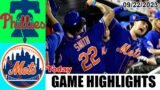 New York Mets vs Philadelphia Phillies FULL GAME HIGHLIGHTS  [TODAY] September 22, 2023