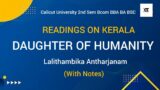 2nd Sem Readings On Kerala Daughter Of Humanity With Simple Notes