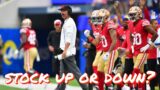 49ers After Dark: Week 3 Stock Up/Stock Down