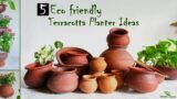 5 Easy Eco friendly Terracotta Planter Ideas For House Plants You'll Love//GREEN PLANTS