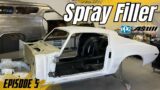 #5 How to use & apply Spray Poly Filler on 71 Camaro | Muscle Car Respray