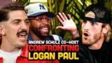 Andrew Schulz Co-Host CONFRONTING Logan Paul On Jake Paul, PEDs & Dillon Danis