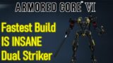 Armored Core 6 fast build is BROKEN OP, Dual Striker lightweight build with insane damage