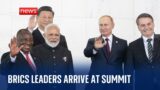 BRICS leaders deliver speeches at summit in Johannesburg