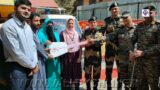 BSF comes to the rescue of Keran people, provides computer systems, sports kits and ambulance