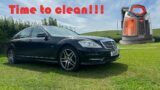 Bissell Spot Clean to the rescue on this Mercedes Benz