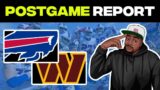 Buffalo Bills dominate the Washington commanders lead by 9 sacks!! || The Rico Report