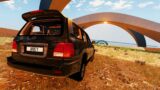 Cars vs Death Descent! BeamNG Drive Realistic Cars Crashes #146