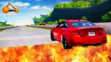 Cars vs Death Fall – BeamNG Drive / Epic Crashes & Fails!