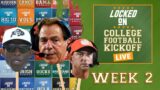 College Football Kickoff Live: Deion Sanders Soars | Alabama Hosts Texas | Dabo, Clemson Stinks