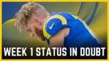 Cooper Kupp might miss week one?!? | Rams finalize 16-man practice squad