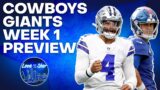 Cowboys vs Giants Week 1 Preview | Love of the Star