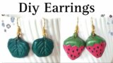 DIY Earrings | How to make earring using Terracotta | Making Terracotta clay Earrings at home