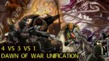 Dawn of War Unification: Hold the Line, Kill the Alien.