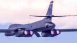 Deadly Sky Killer : US B-1B Aircraft Take Off