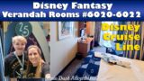 Disney Fantasy Connecting Verandah Rooms 6020 & 6022